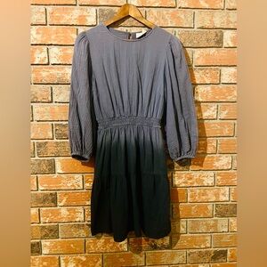 Universal Thread Gauze Cotton Ombré Prairie Cottagecore Peasant Dress Size S